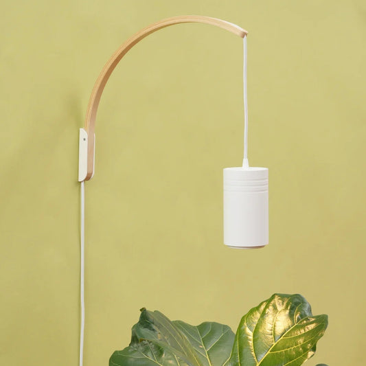 Luna™ Wooden Pendant Wall Mount, Natural
