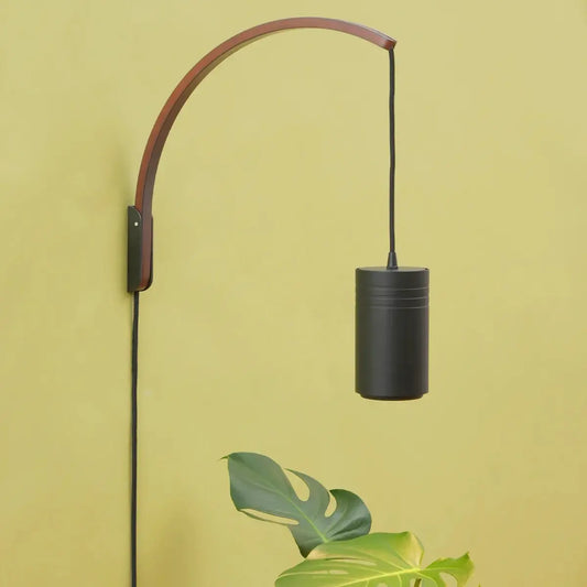 Luna™ Wooden Pendant Wall Mount, Mocha