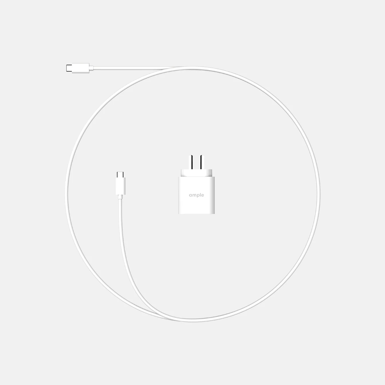 Ample PL01 Grow Lamp Cable, White