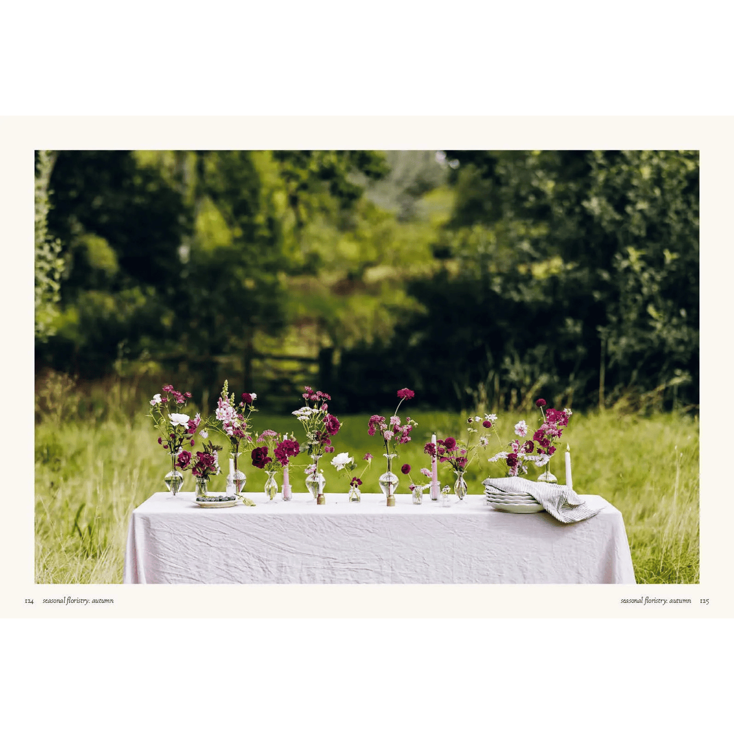 Floristry Book Table Setting