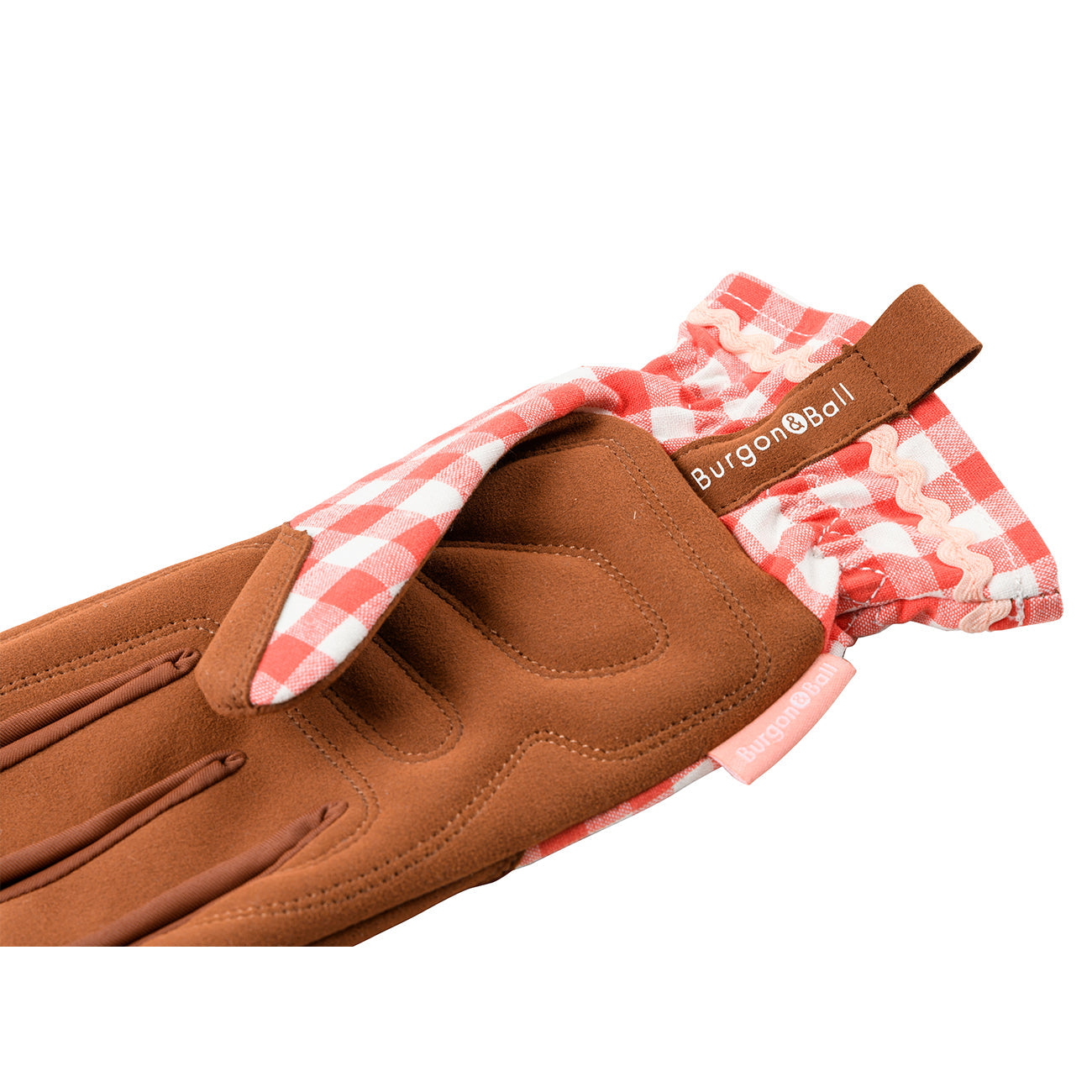 Burgon & Ball Red Check Gardening Gloves