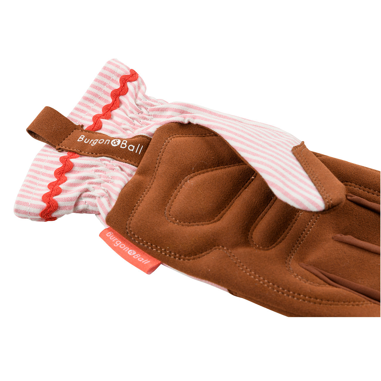 Burgon & Ball Pink Gardening Gloves Tag