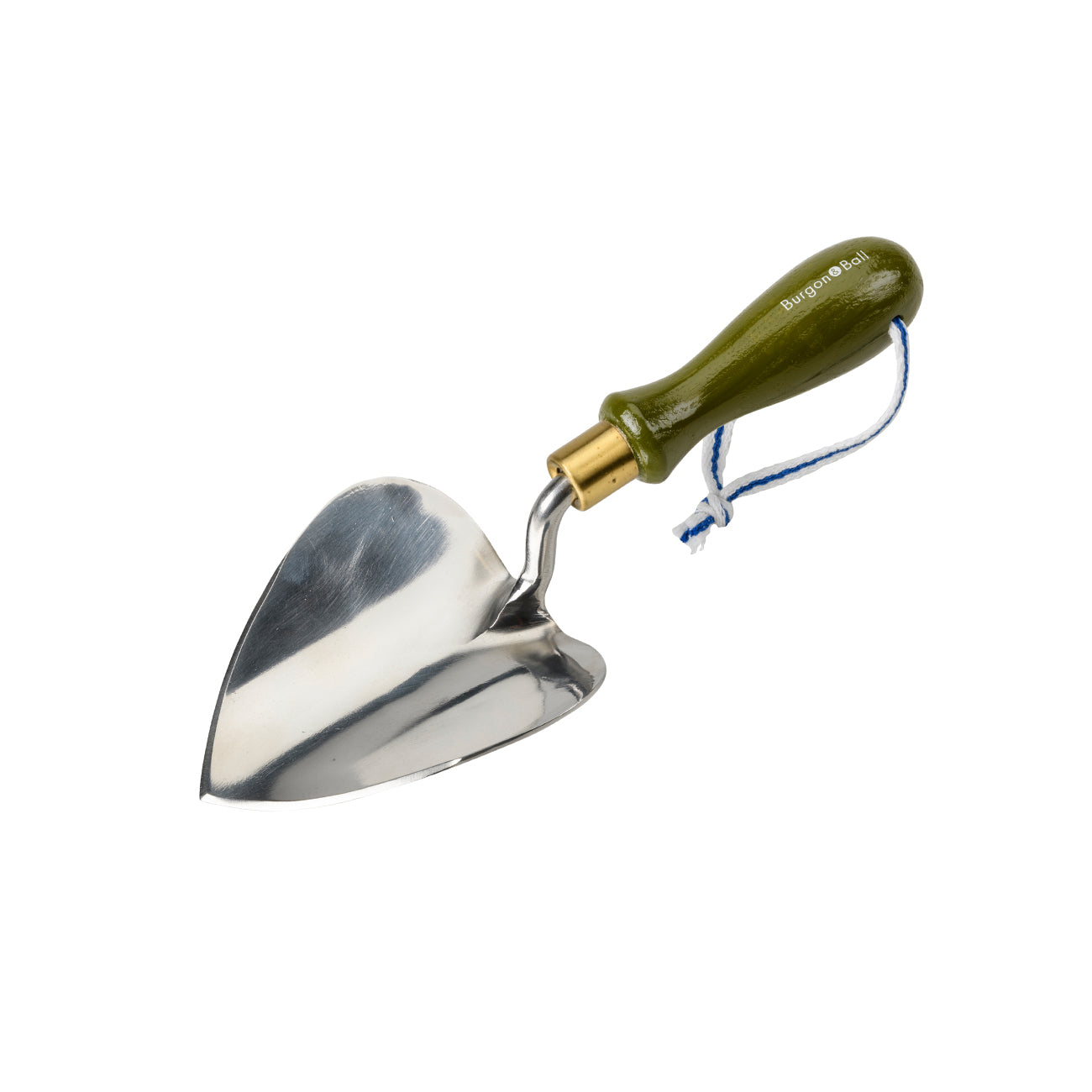 Burgon & Ball Collector Range Planting Trowel with Olive Handle