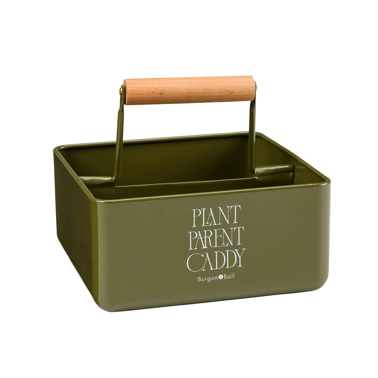 Burgon & Ball Collector Plant Parent Caddy, Olive