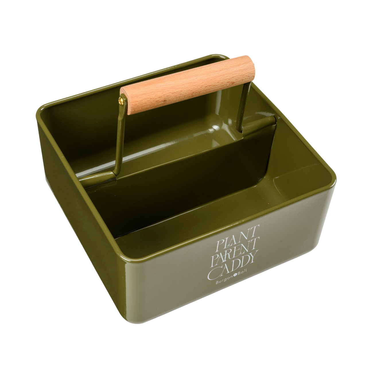 Burgon & Ball Collector Plant Parent Caddy, Olive - Slots
