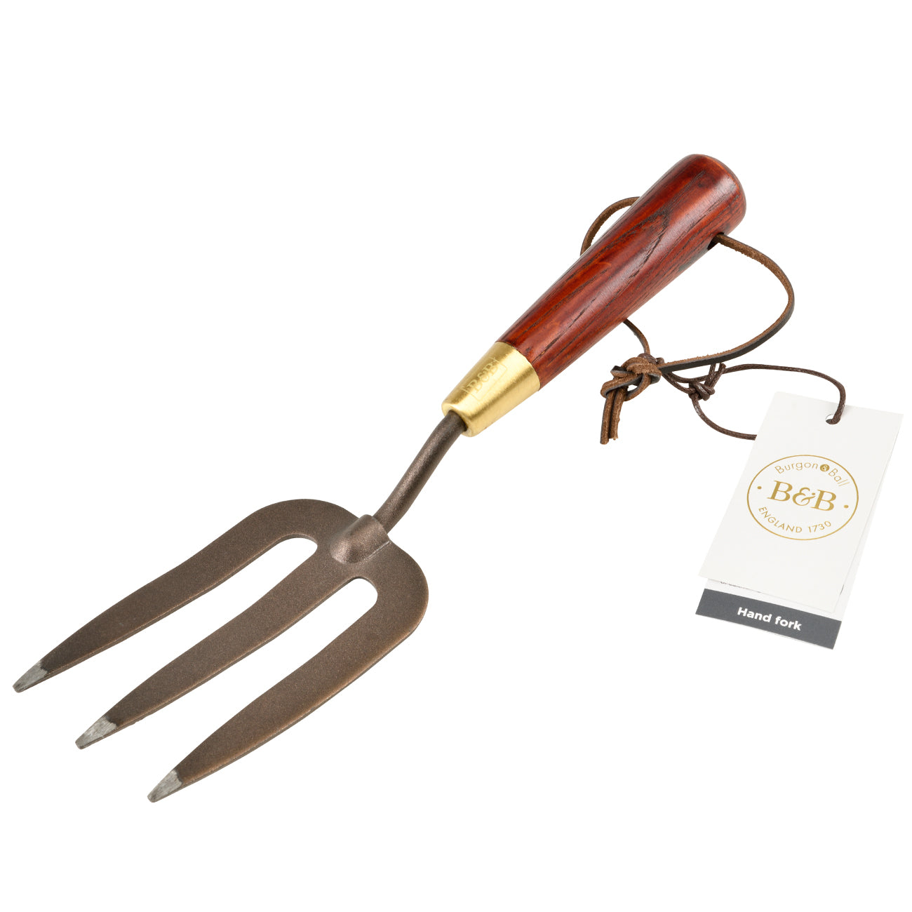 Estate Range Hand Fork by Burgon & Ball with Product Label