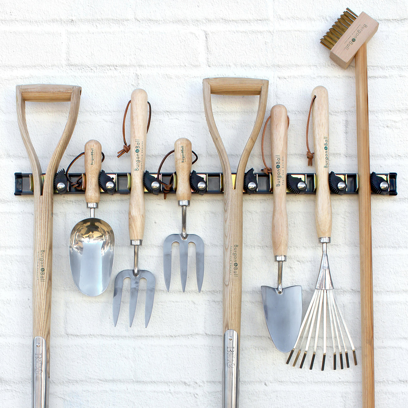 Garden Tools on Burgon & Ball Universal Tool Rack