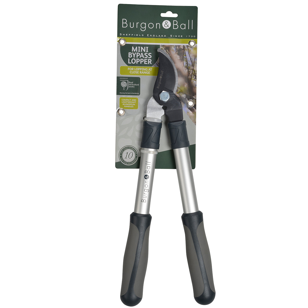 Burgon & Ball RHS-Endorsed Mini Bypass Lopper Packaging