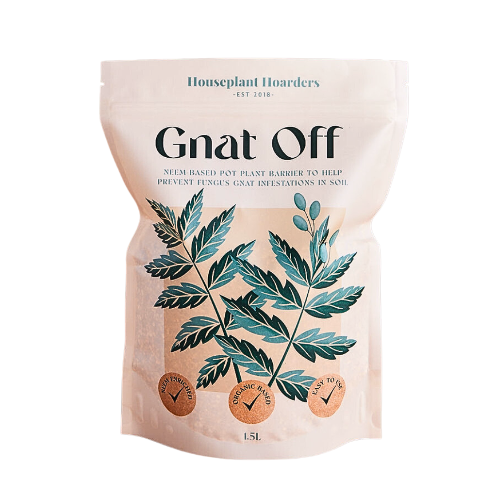 gnat barrier for indoor plants Gnat Off! Fungus Gnat Barrier – Backyard Botanist