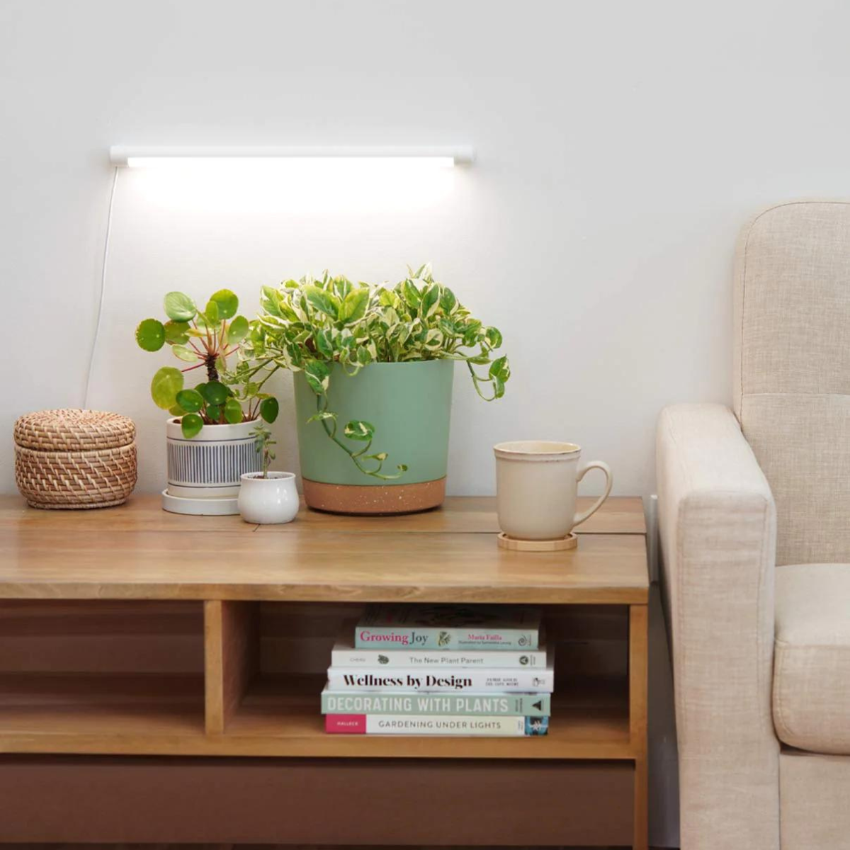 Soltech Grove™ LED Grow Light, White - Wall Mounted