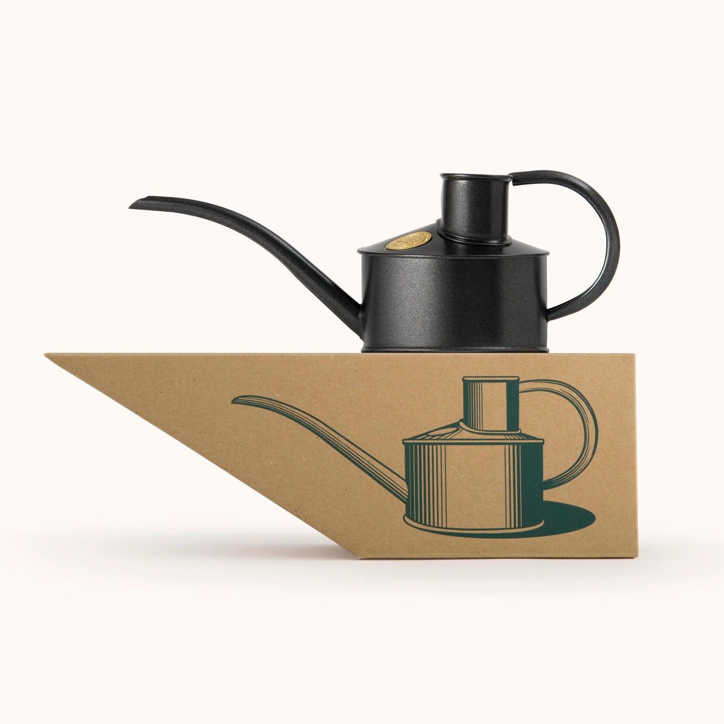 0.5L 'Fazeley Flow' Watering Set, Graphite & Brass