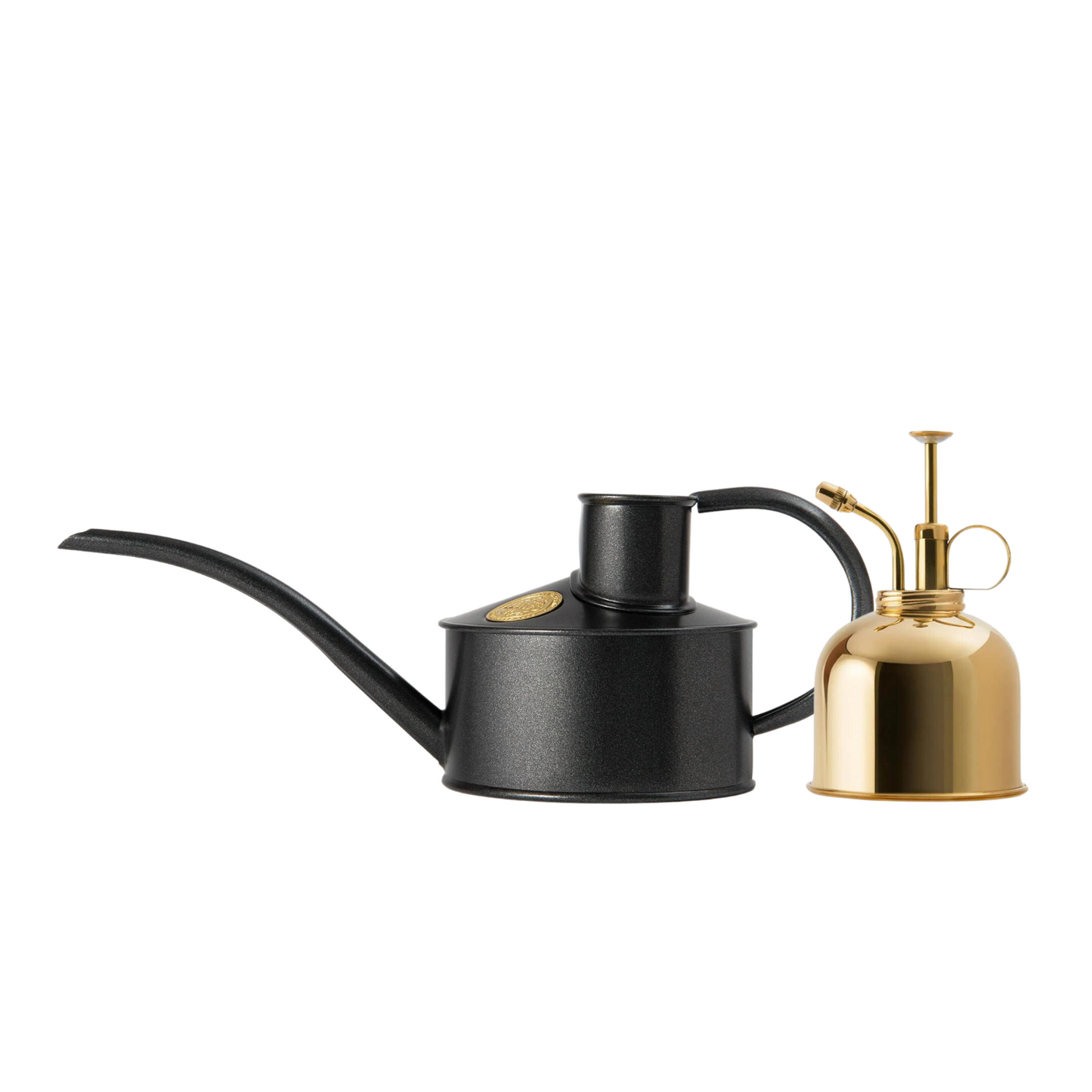 Haws Graphite & Brass Fazeley Watering Set