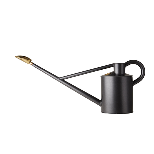 Haws 'Warley Fall' 1 Gallon Metal Outdoor Watering Can, Graphite