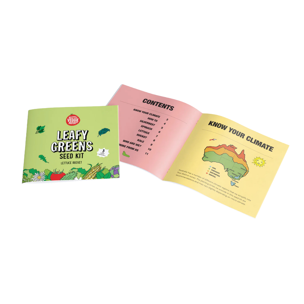 Little Veggie Patch Co. Leafy Greens Seed Kit Guide