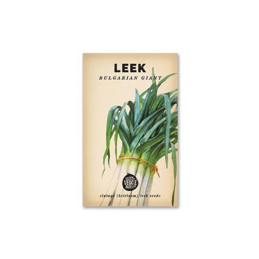 Leek 'Bulgarian Giant' Heirloom Seeds