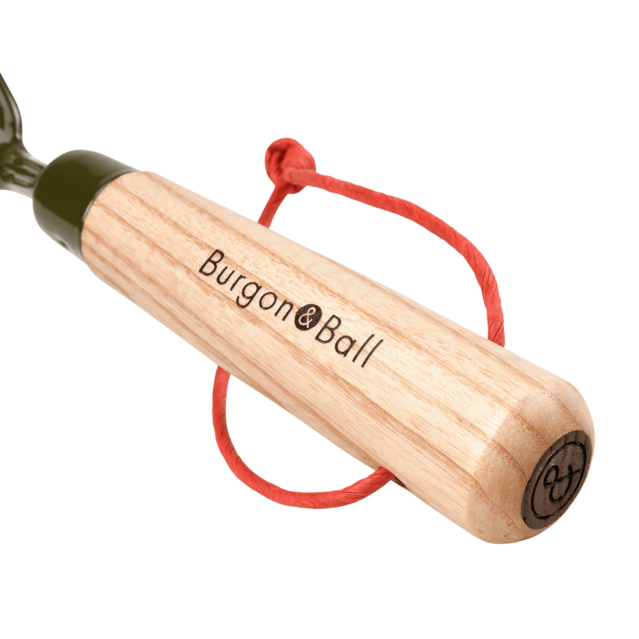 Logo on Burgon & Ball Claw Cultivator Handle