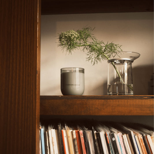 Studio Milligram Ikebana Vase on Shelf