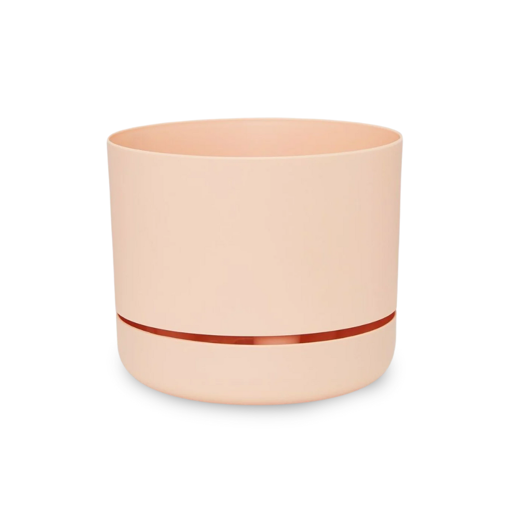 Mr Kitly Self-Watering Plant Pot in Pale Apricot