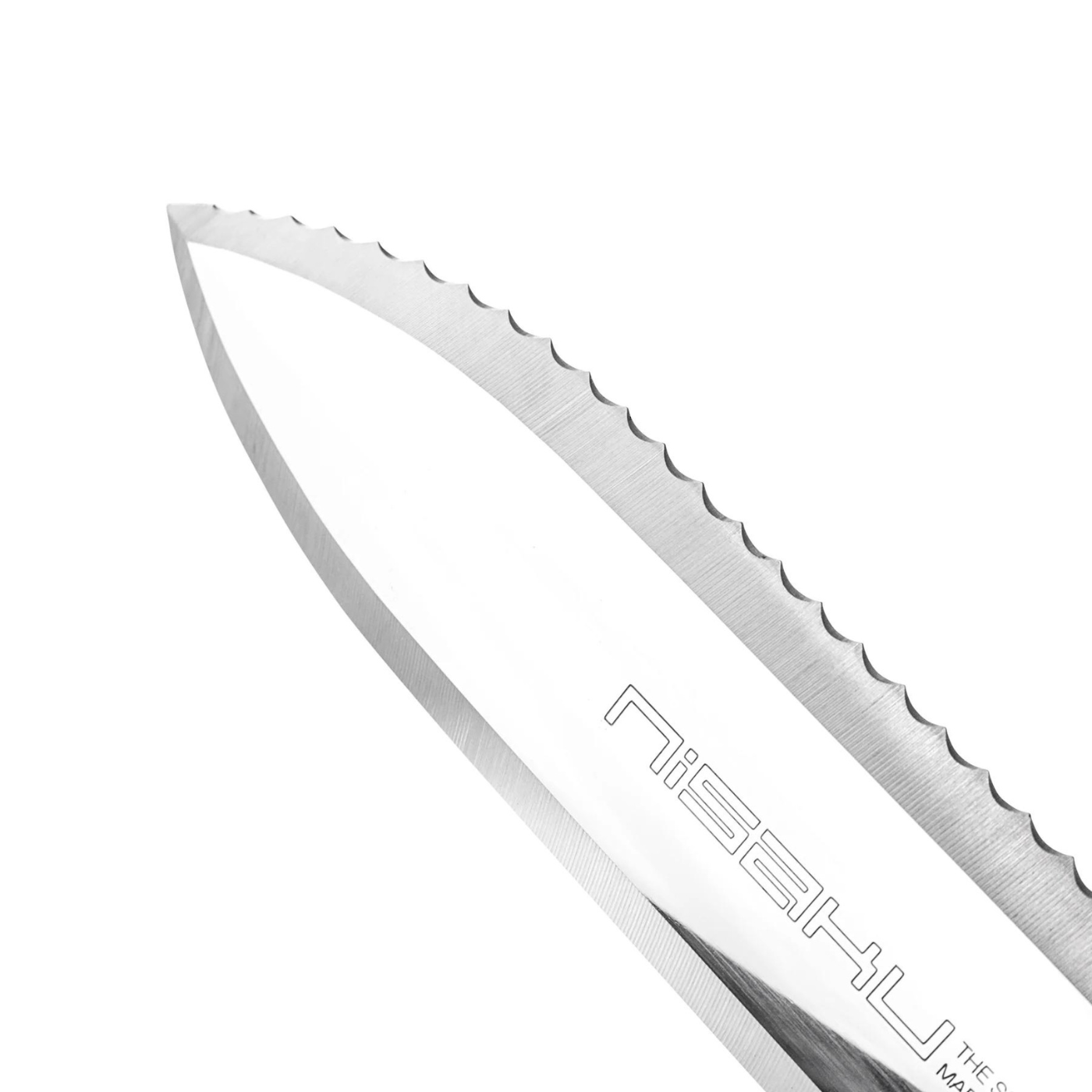 Nisaku 800 Japanese Stainless Steel Yamagatana with Blade Tip and Serrated Edge
