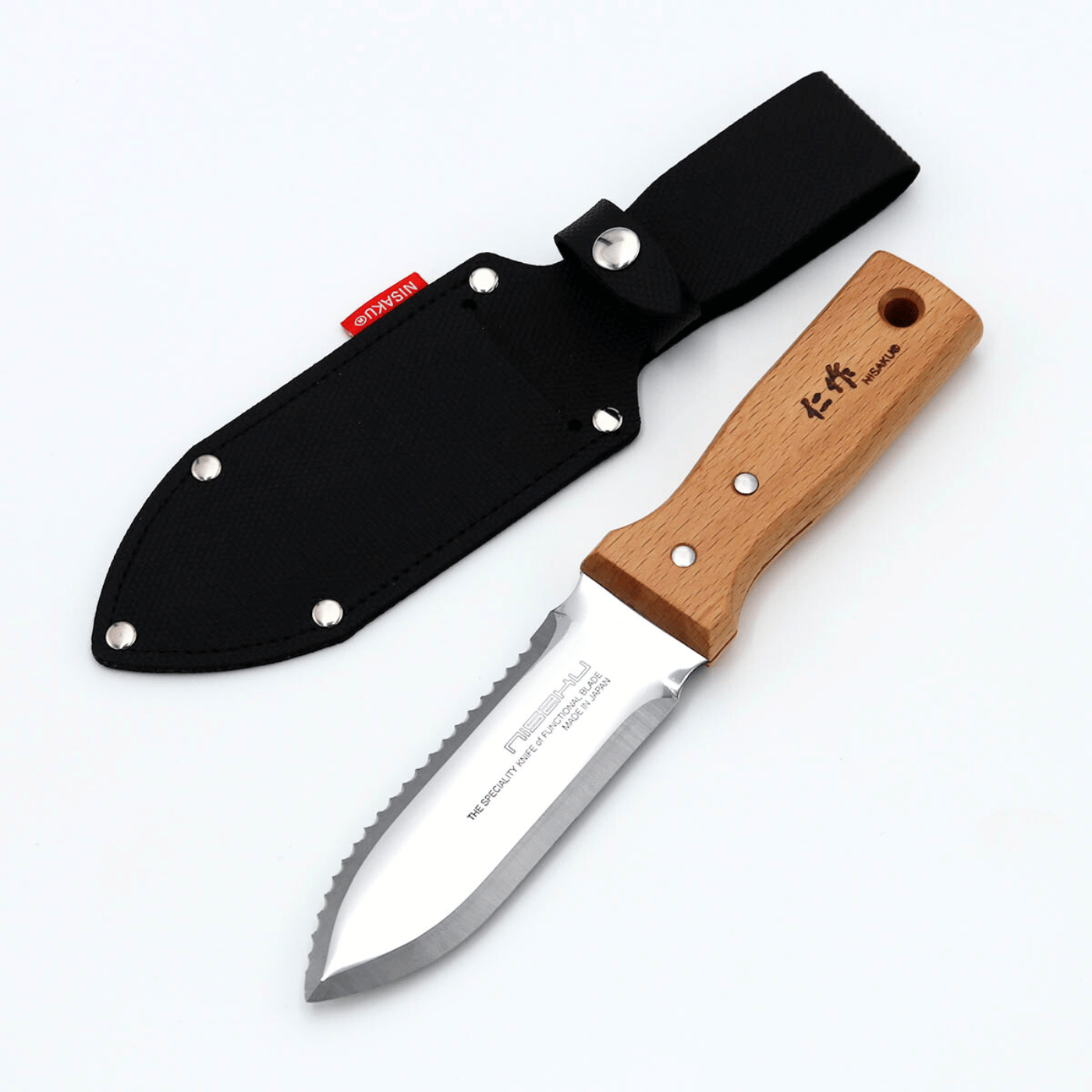 Nisaku Yamakodachi Small Hori Hori with Sheath