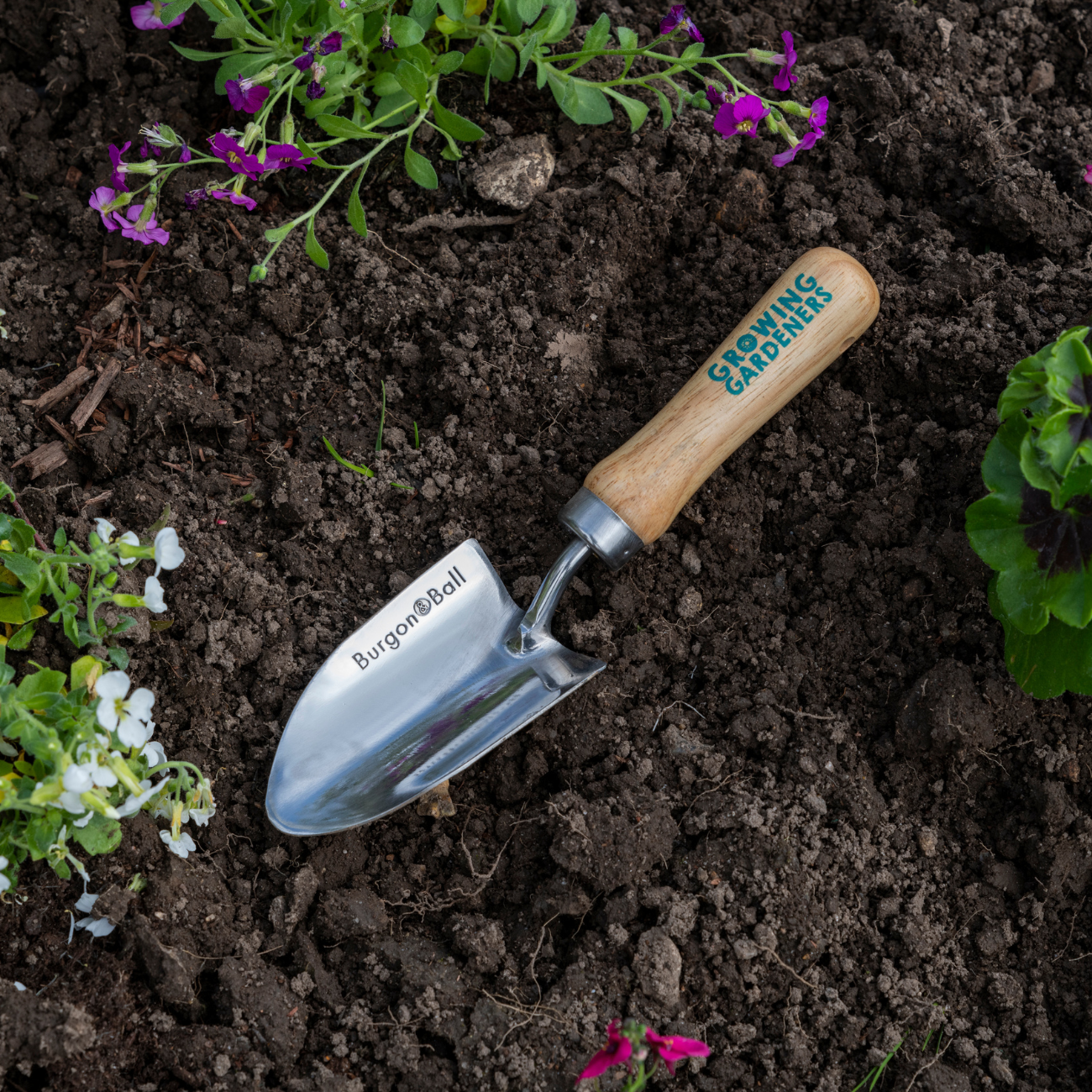 Kids Hand Trowel in Soil