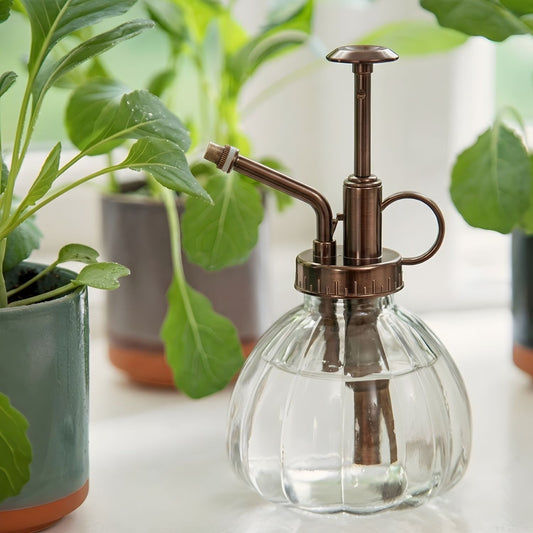 Ryset Vintage-Style Glass Plant Mister, Clear