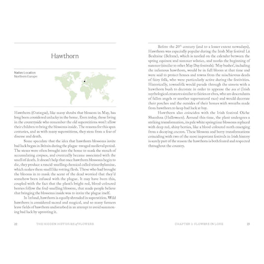 The Hidden Histories of Flowers - Hawthorn
