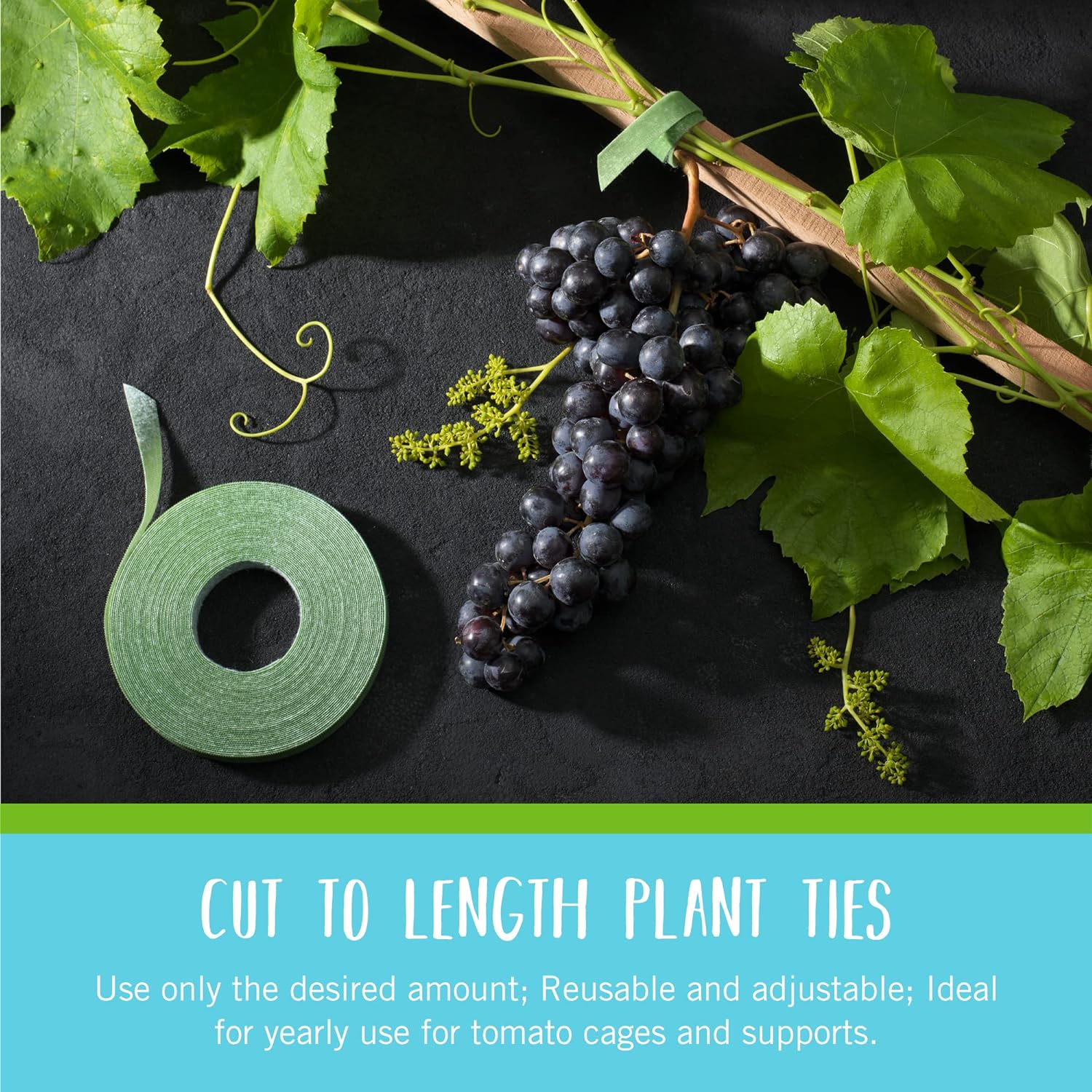 Velcro Garden Plant Ties - Cut to Length