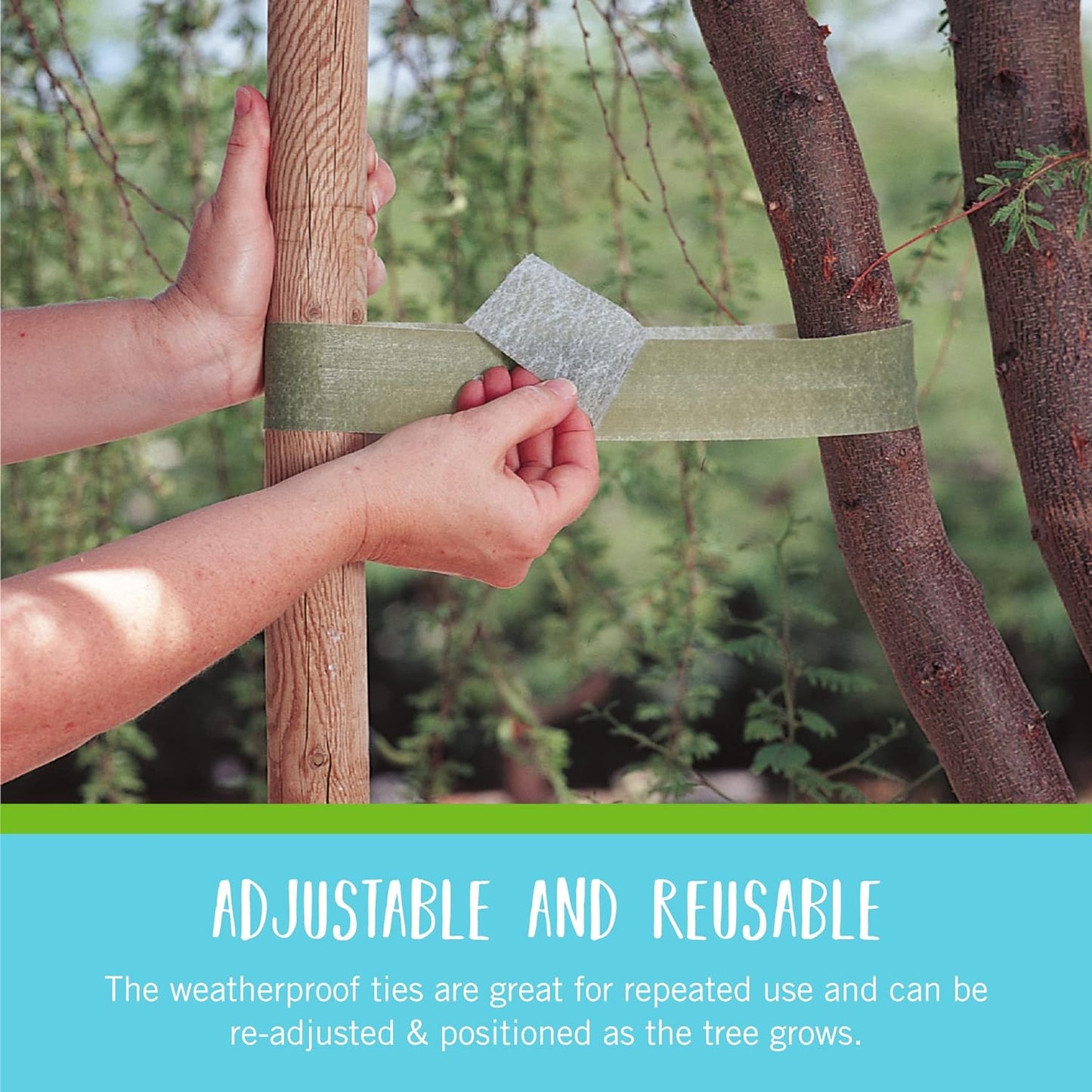 VELCRO® Garden Tree Ties - Adjustable and Reusable