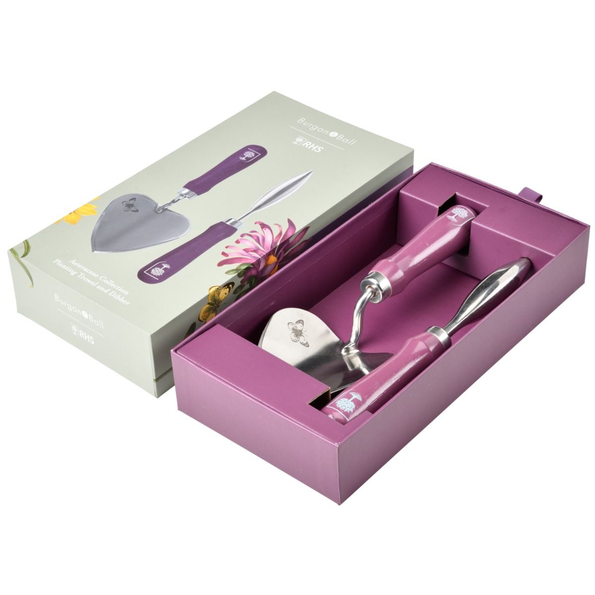 Gift Boxed Asteraceae Planting Trowel & Dibber Set