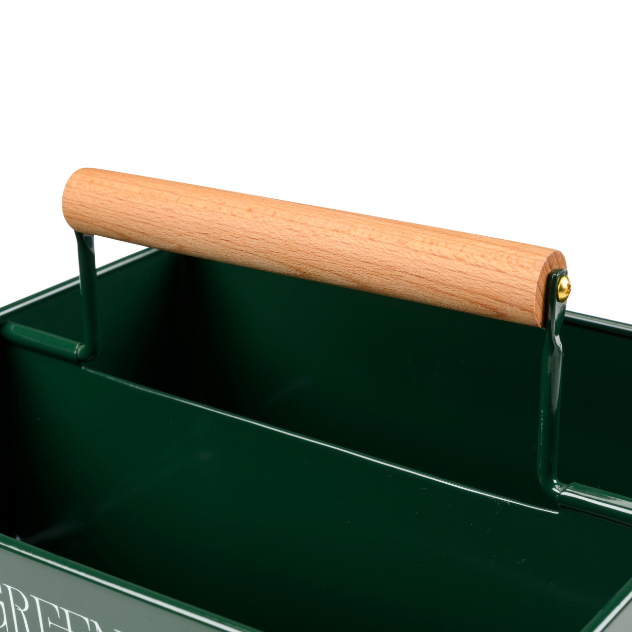 Burgon & Ball Collector Greenhouse Caddy, Heritage Green - Wood Handle