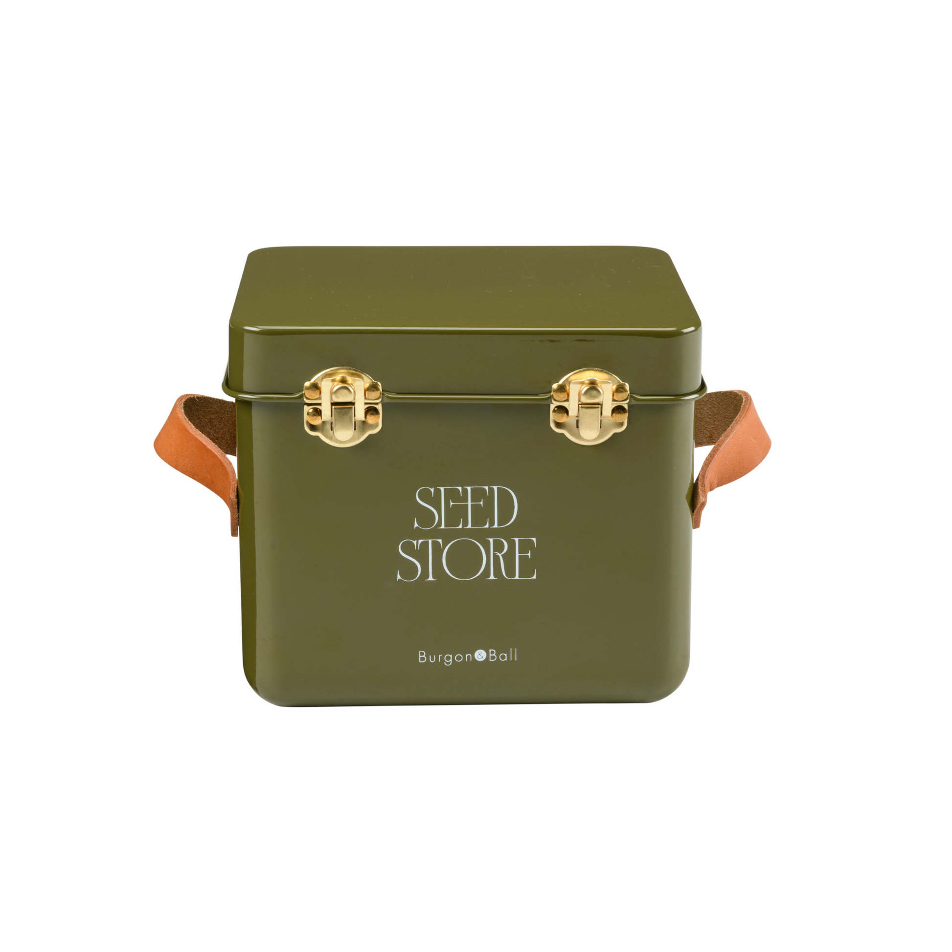 Burgon & Ball Mini Seed Packet Store, Olive Green