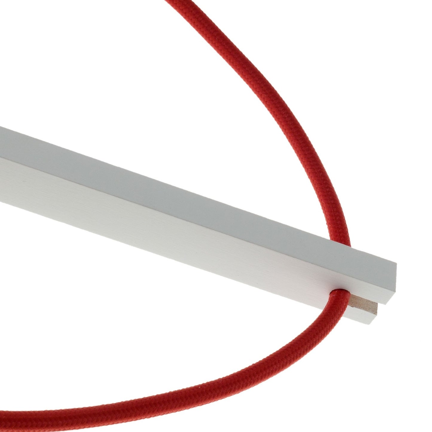 White Pinocchio Wall Mount with Lamp Cord