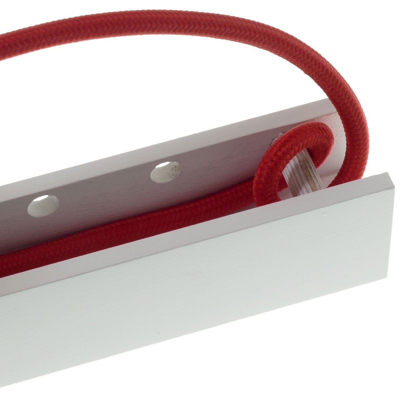 White Pinocchio Wall Mount Cord Wraps