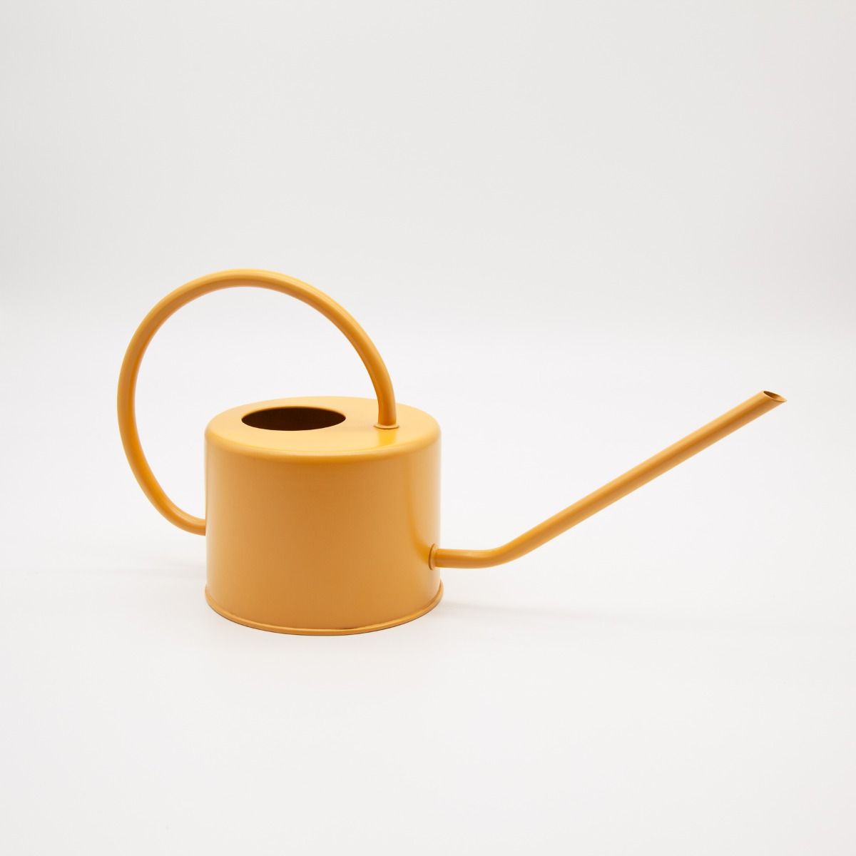 Potted 'Porto' 1L Steel Indoor Watering Can in Tobacco Finish