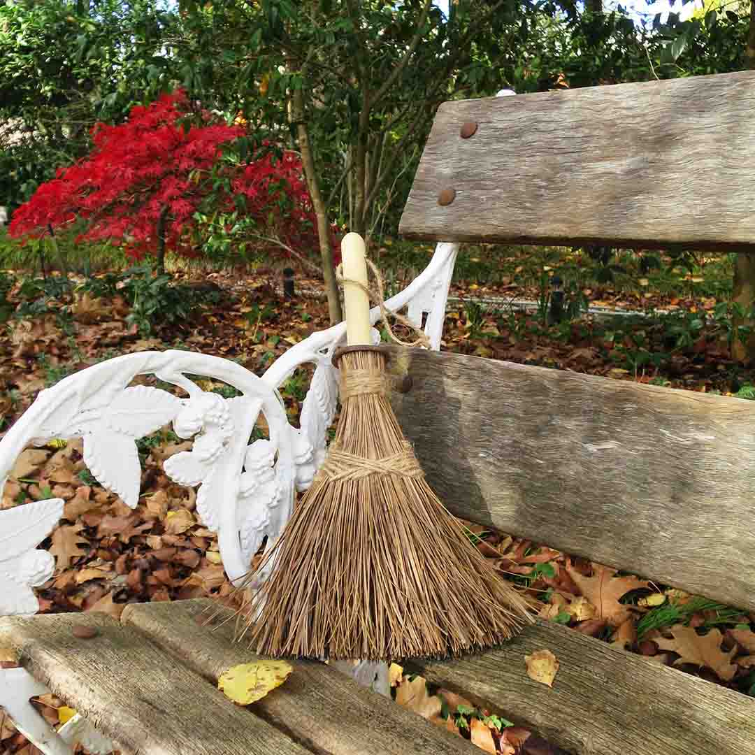 ECOMAX Mini Coconut Palm Broom Leaves