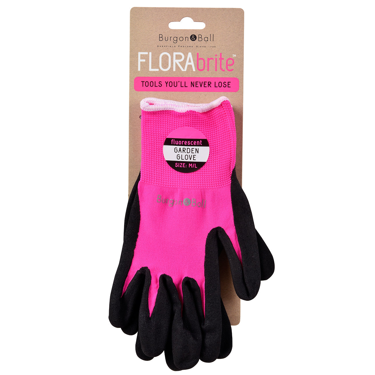 FloraBrite® Pink Gardening Gloves Header Card