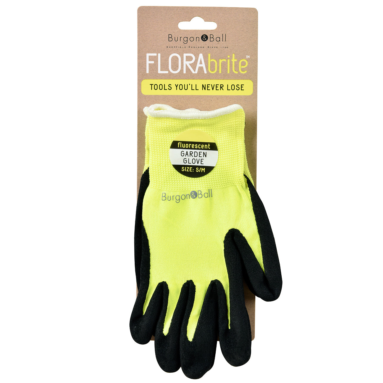 FloraBrite® Yellow Gardening Gloves Header Card