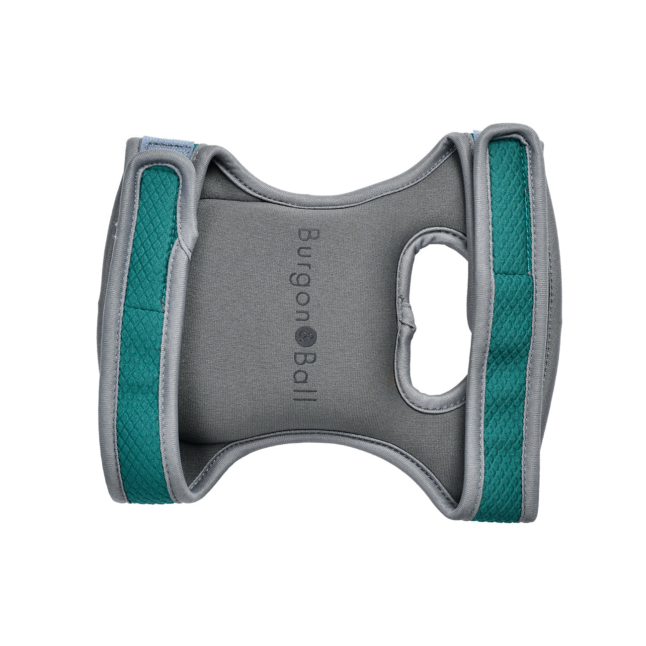 Knee pads with ‘hook and loop’ straps.