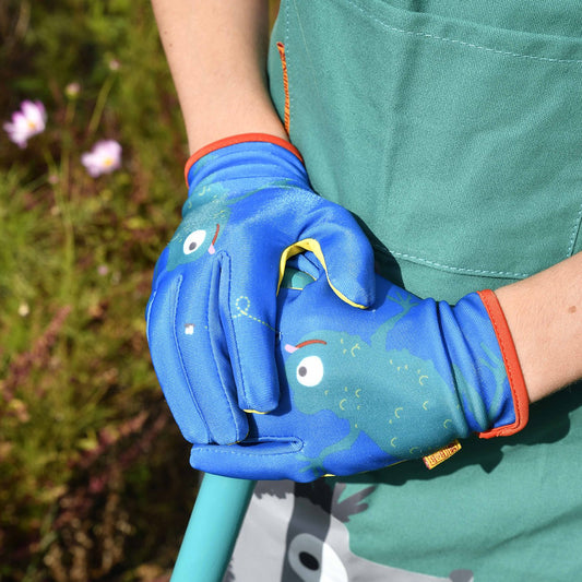 Children's Frog Gardening Gloves