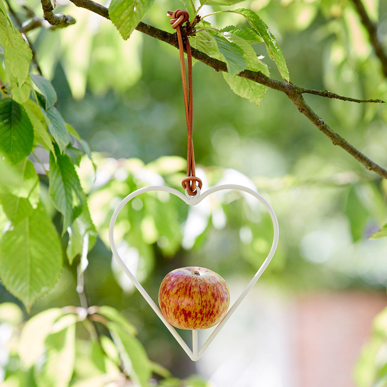 Burgon & Ball Sophie Conran Apple Bird Feeder, Heart