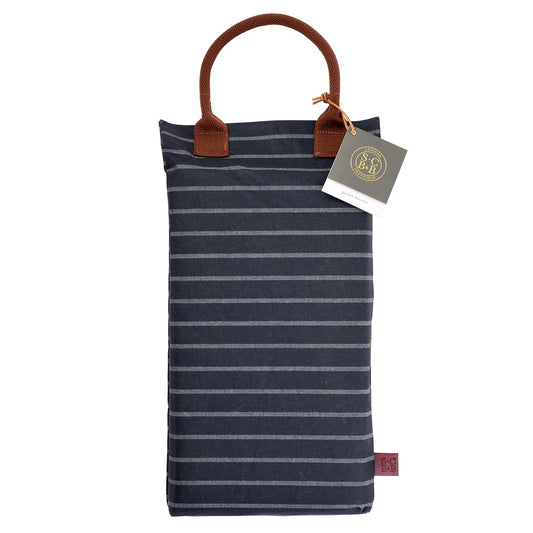 Sophie Conran by Burgon & Ball Garden Kneeler in Blue Stripe.