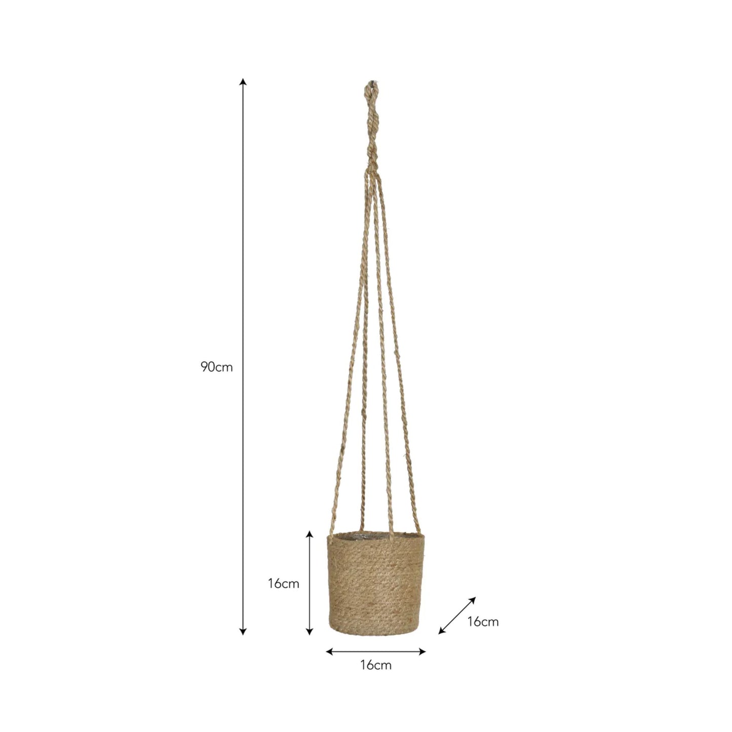 Garden Trading Tall Woven Hanger Measurements