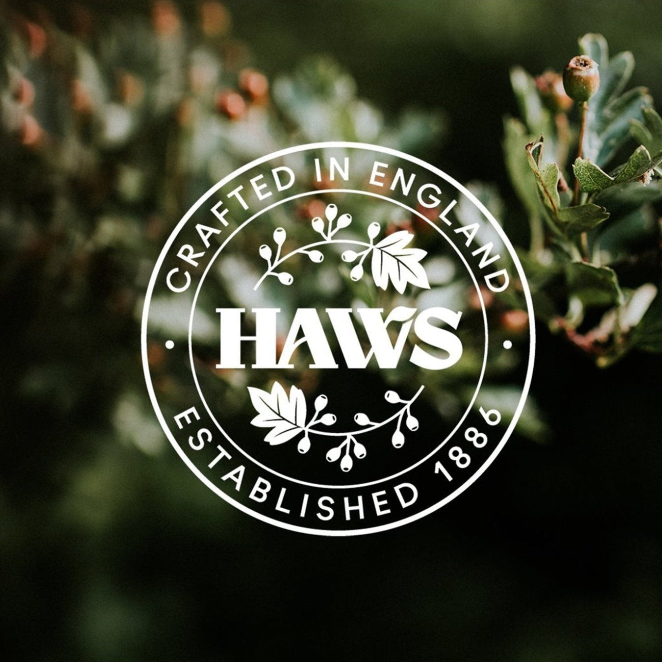 Established in 1886, Haws is the world’s oldest manufacturer of watering cans. Haws watering cans are still designed, engineered and made in England. Haws logo.
