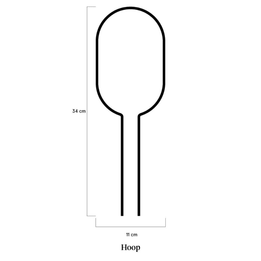 Hoop Plant Stake Measurements