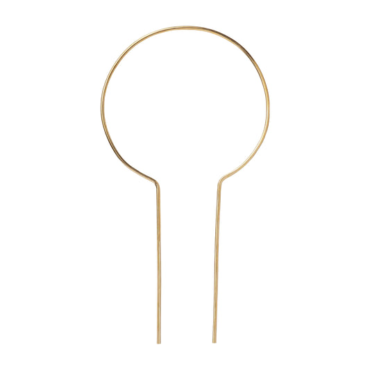 Ivy Muse Circle Brass Plant Stake
