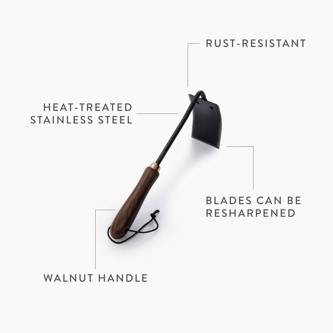 Barebones Hand Hoe Features