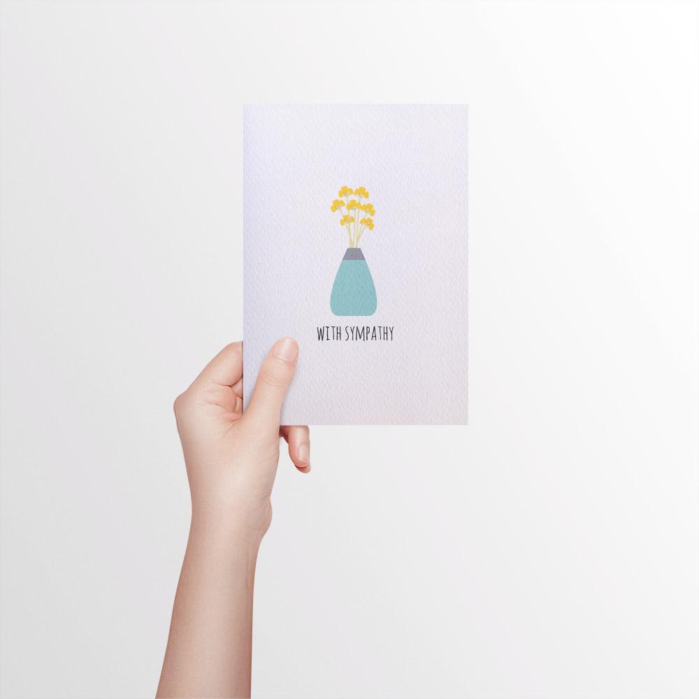 With Sympathy Card