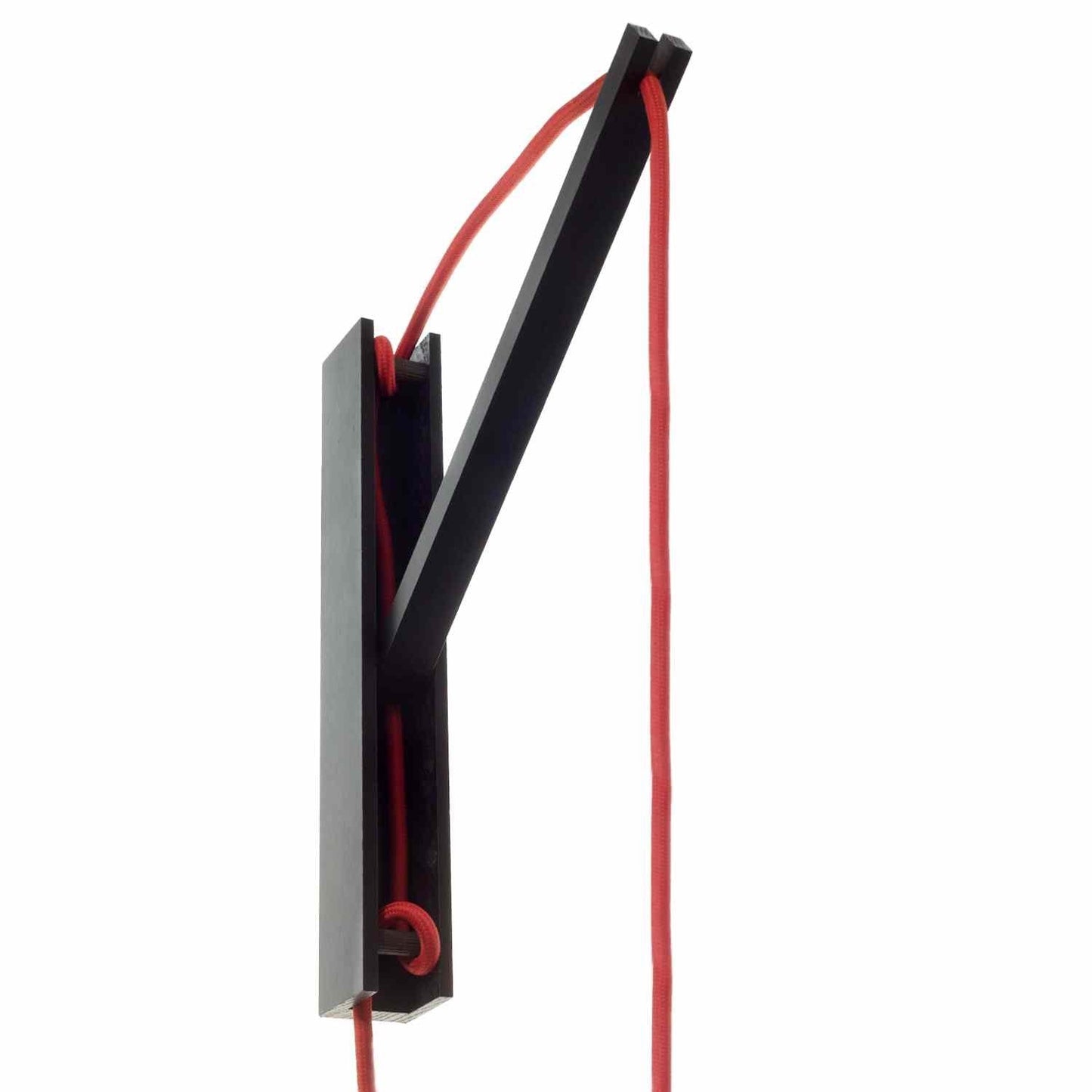 Creative Cables Black Pinocchio Wall Mount Angle