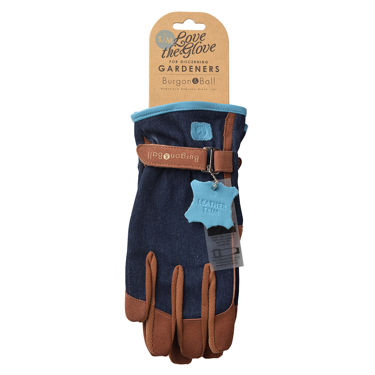 'Love the Glove' Women's Gardening Gloves, Denim